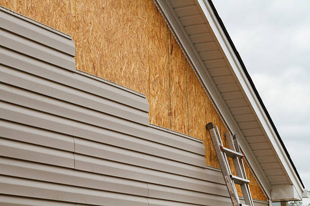 Professional Siding Contractor technician working in Newberry, FL